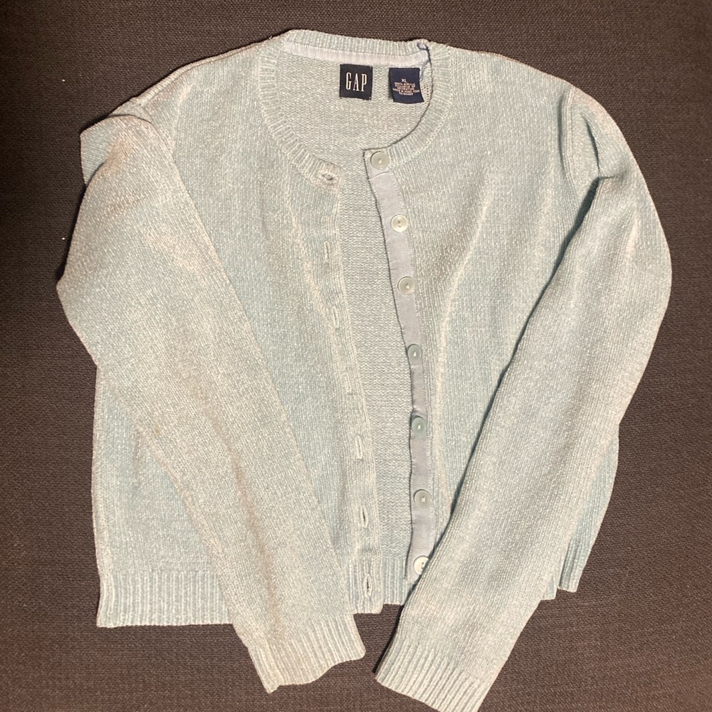 GAP light blue cardigan kids XL
